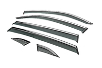 Volkswagen Atlas (Terramont) 2016- Niken Luxury Window Deflectors with Chrome Trim (for Terramont X, 6 pcs) photo 2