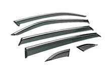 Volkswagen Atlas (Terramont) 2016- Niken Luxury Window Deflectors with Chrome Trim (for Terramont X, 6 pcs) photo 3