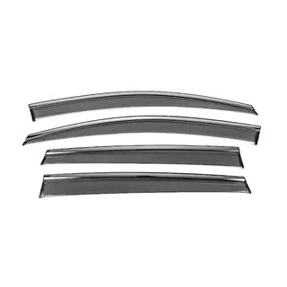 Window Deflectors with Chrome Trim Niken Luxury (4 pcs)