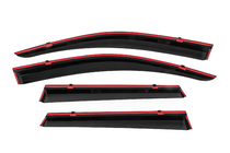 Volkswagen Touareg 2010-2018 Window Deflectors with Chrome Trim Niken Luxury (4 pcs) photo 4