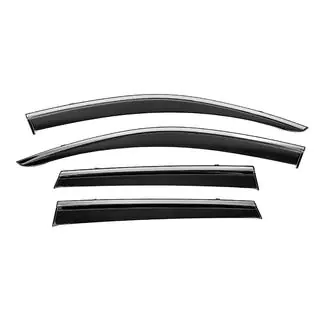 Window Deflectors with Chrome Trim Niken Luxury (4 pcs) photo 1