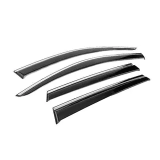 Window Deflectors with Chrome Trim Niken Luxury (4 pcs) photo 3