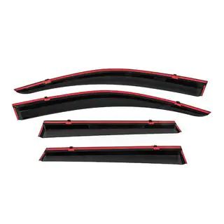 Window Deflectors with Chrome Trim Niken Luxury (4 pcs) photo 4