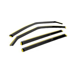 In-Channel Wind Deflectors Niken Luxury (4 pcs) Opel Zafira C Tourer 2011-2019 photo 3