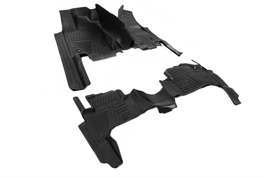 Toyota Land Cruiser Prado 250 2023- Rubber Floor Mats Niken Luxury 3D (3 pcs) Photo 3