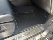 Nissan Patrol Y62 2010-2024 Deluxe Textile Floor Mats (3 Rows, Black) photo 6