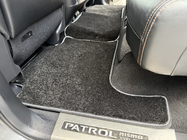 Nissan Patrol Y62 2010-2024 Deluxe Textile Floor Mats (3 Rows, Black) photo 5