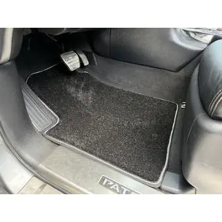 Deluxe Textile Floor Mats (3 Rows, Black) photo 1