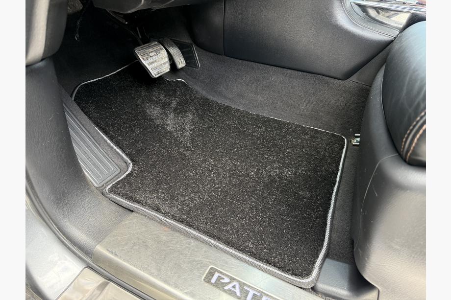 Nissan Patrol Y62 2010-2024 Deluxe Textile Floor Mats (3 Rows, Black) Image