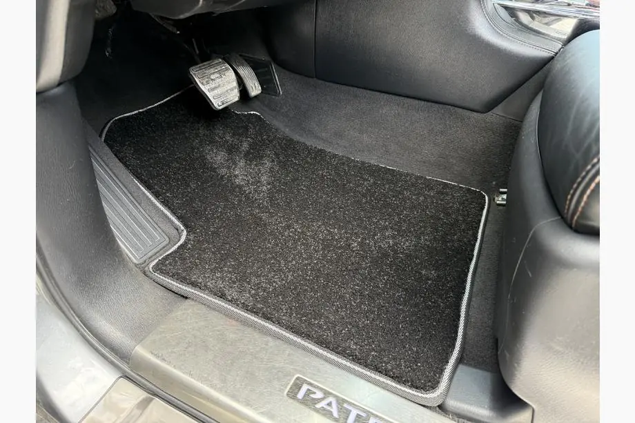 Nissan Armada 2016-2024 Deluxe Textile Floor Mats (3 Rows, Black) Image