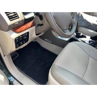 Deluxe Textile Floor Mats (3 Rows, Black) Toyota Land Cruiser Prado 120 2002-2009 photo 1