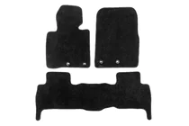 Toyota Land Cruiser 200 2007-2021 Deluxe Textile Floor Mats V-2 (2012-2021, Black) photo 2
