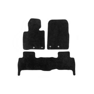 Deluxe Textile Floor Mats V-2 (2012-2021, Black) Toyota Land Cruiser 200 2007-2021 photo 2