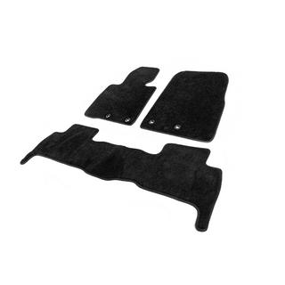 Deluxe Textile Floor Mats V-2 (2012-2021, Black) Toyota Land Cruiser 200 2007-2021 photo 1