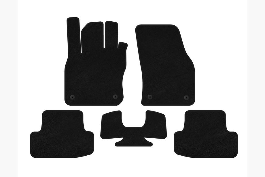 Audi Q2 2016- Deluxe Textile Floor Mats (Black) Image