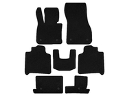 BMW 2 Series Active Tourer F45/F46 2014-2021 Deluxe Textile Floor Mats (For F46, 3 Rows, Black) photo 1