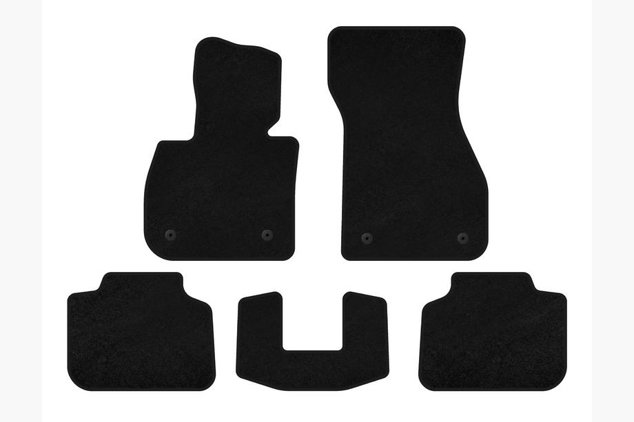 BMW X1 F48 2015-2022 Deluxe Textile Floor Mats (Black) Image