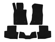 Cadillac ATS 2012-2019 Deluxe Textile Floor Mats (SD, Black) photo 1