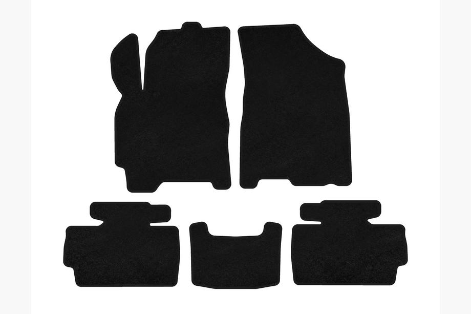 Chery Tiggo 2 2014- Deluxe Textile Floor Mats (Black) Image