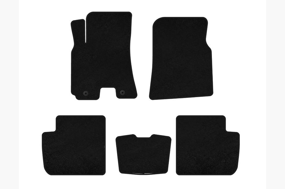 Chery Tiggo 3 2005- Deluxe Textile Floor Mats (Black) Image