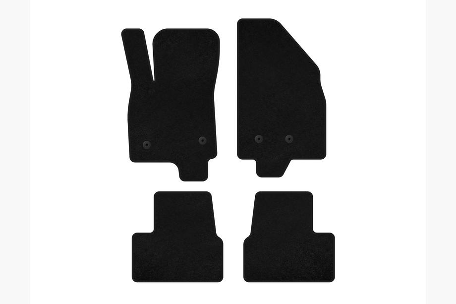 Chevrolet Volt 2016-2019 Deluxe Textile Floor Mats (Black) Image
