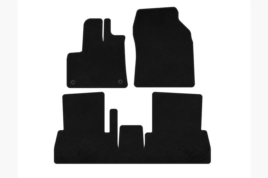 Citroen Berlingo/Multispace 2018- Deluxe Textile Floor Mats (Manual, Black) Image