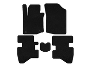 Citroen C-1 2014-2021 Deluxe Textile Floor Mats (HB, Black) photo 1