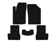 Citroen C-3 2009–2016 Deluxe Textile Floor Mats (HB, Black) photo 1