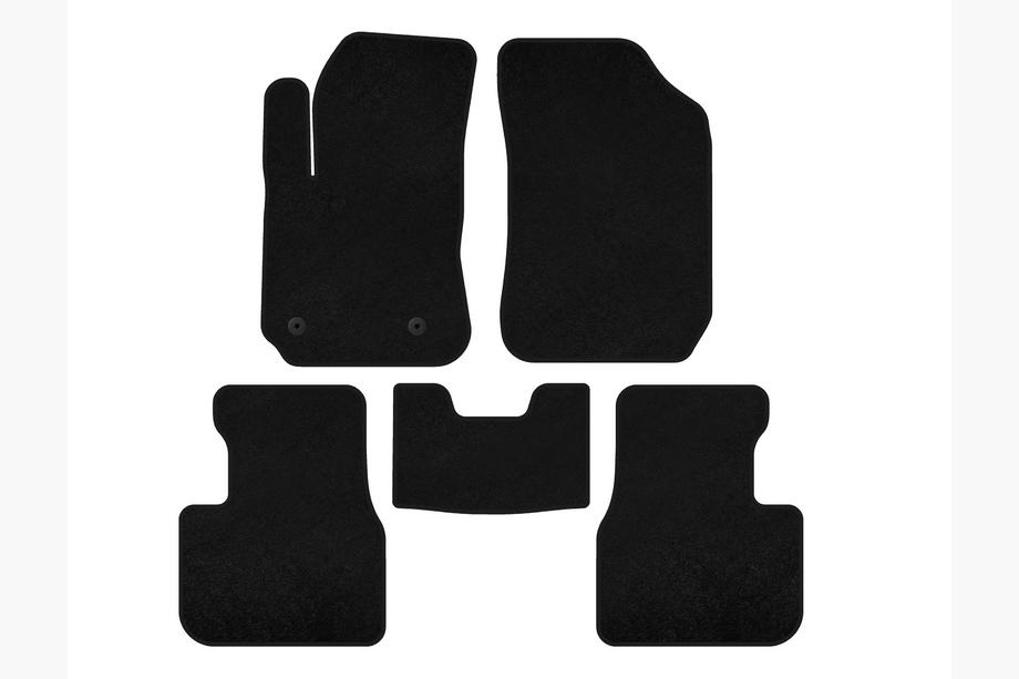 Citroen Cactus 2014-2020 Deluxe Textile Floor Mats (Black) Image