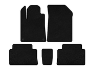 Citroen C-5 2001-2008 Deluxe Textile Floor Mats (Black) photo 1