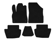 Citroen DS-5 2011-2015 Deluxe Textile Floor Mats (HB, Hybrid/Automatic, Black) photo 1