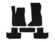 Dodge Challenger 2008-2023 Deluxe Textile Floor Mats (Coupe, Black) photo 1