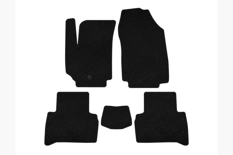 Fiat Croma 2005-2010 Deluxe Textile Floor Mats (2007-2010, SW, Black) Image