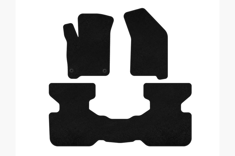 Fiat Freemont 2011-2016 Deluxe Textile Floor Mats (2011-2016, Black) Image