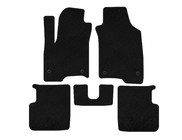 Fiat Panda 2011-2023 Deluxe Textile Floor Mats (Black) photo 1
