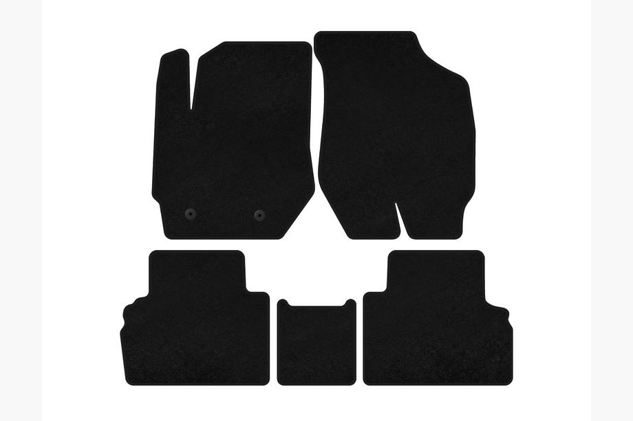 Ford Escape 2008-2013 Deluxe Textile Floor Mats (Black) Image