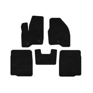Deluxe Textile Floor Mats (2 Rows, 2011-2015, Black) photo 1