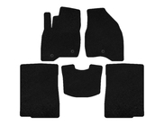 Ford Explorer 2011-2019 Deluxe Textile Floor Mats (2015-2017, 2 rows, 7-seater, black) photo 1