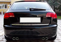 Audi A3 2012-2020 Trunk trim stainless steel photo 4