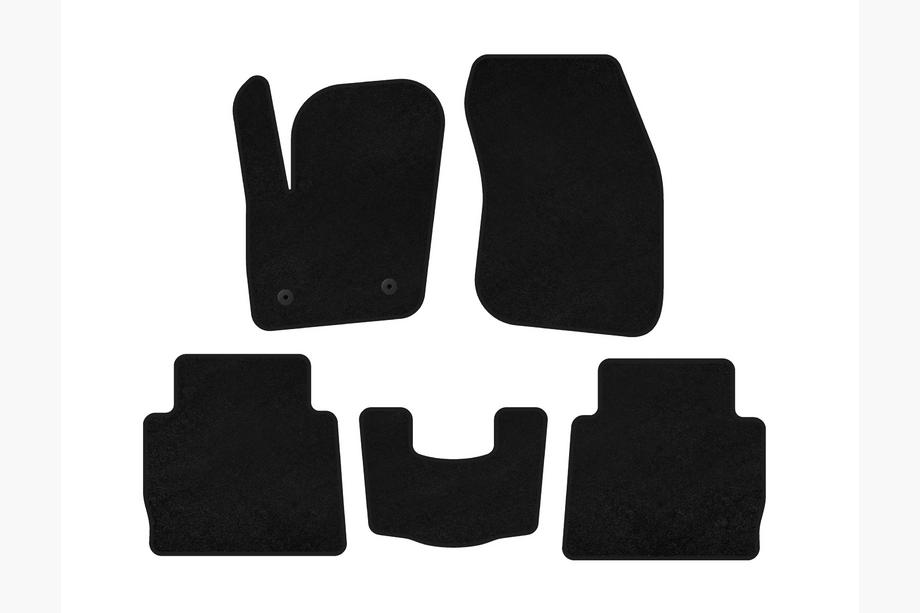 Ford Fusion 2012-2020 Deluxe Textile Floor Mats (SD, Black) Image