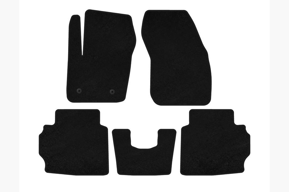 Ford Mondeo 2014-2022 Deluxe Textile Floor Mats (LB, Black) Image