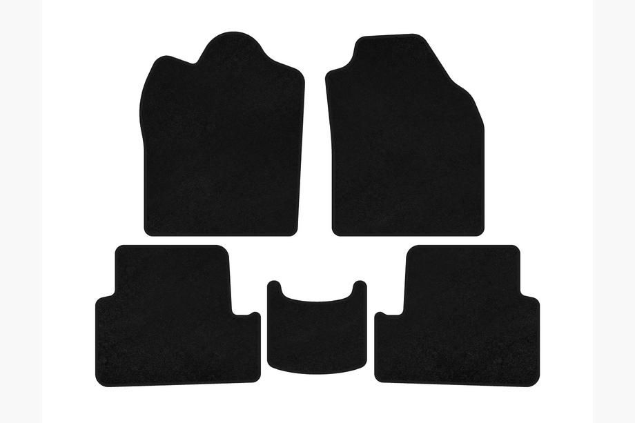 Ford Connect 2010-2013 Deluxe Textile Floor Mats (2009-2012, Black) Image