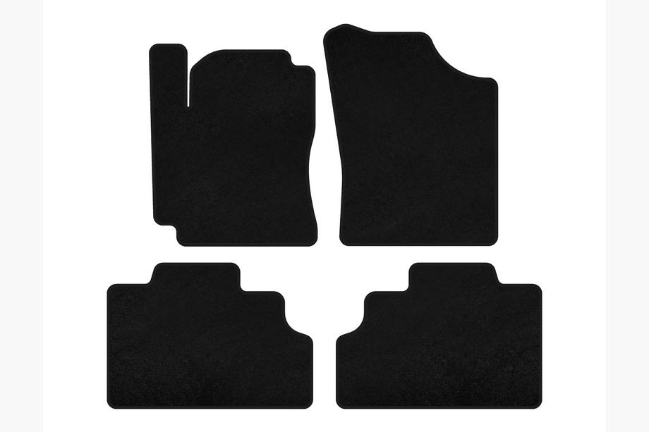 Geely CK-2 2008-2016 Deluxe Textile Floor Mats (SD, Black) Image