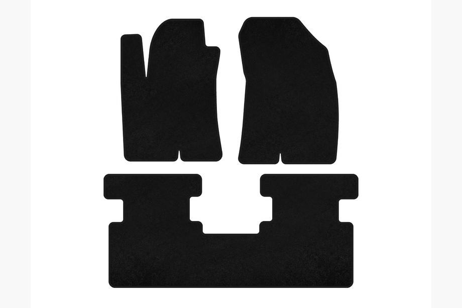 Great Wall Haval Jolion 2020- Deluxe Textile Floor Mats (2WD, Black) Image