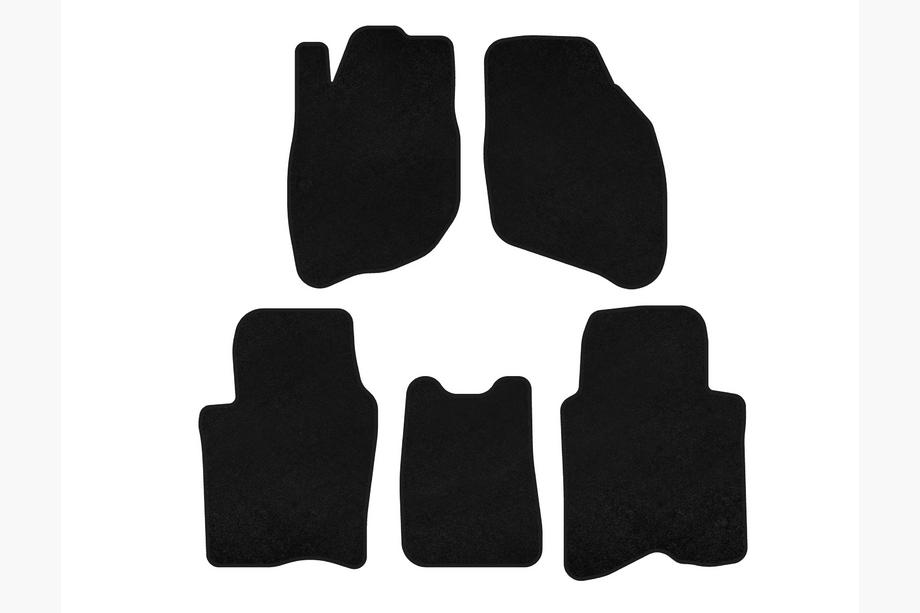 Honda City 2002-2008 Deluxe Textile Floor Mats (SD, Black) Image