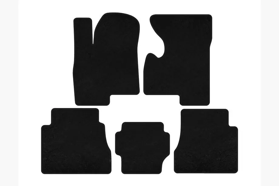 Hummer H2 2002-2009 Deluxe Textile Floor Mats (Black) Image
