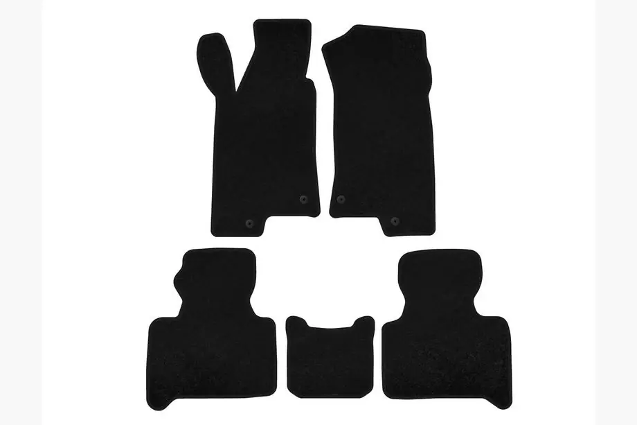 Hummer H3 2005-2010 Deluxe Textile Floor Mats (Black) Image
