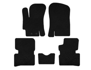 Hyundai Accent 2006-2010 Deluxe Textile Floor Mats (SD, Black) photo 1