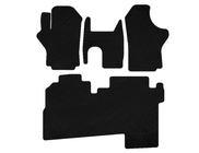 Hyundai H200, H1, Starex 1998-2007 Deluxe Textile Floor Mats (2004-2007, 2 rows, 8-seater, black) photo 1