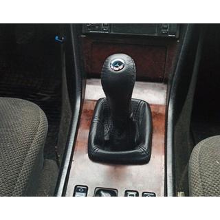 Leather Gear Shift Knob with Boot Mercedes E-сlass W124 1984–1997 photo 2